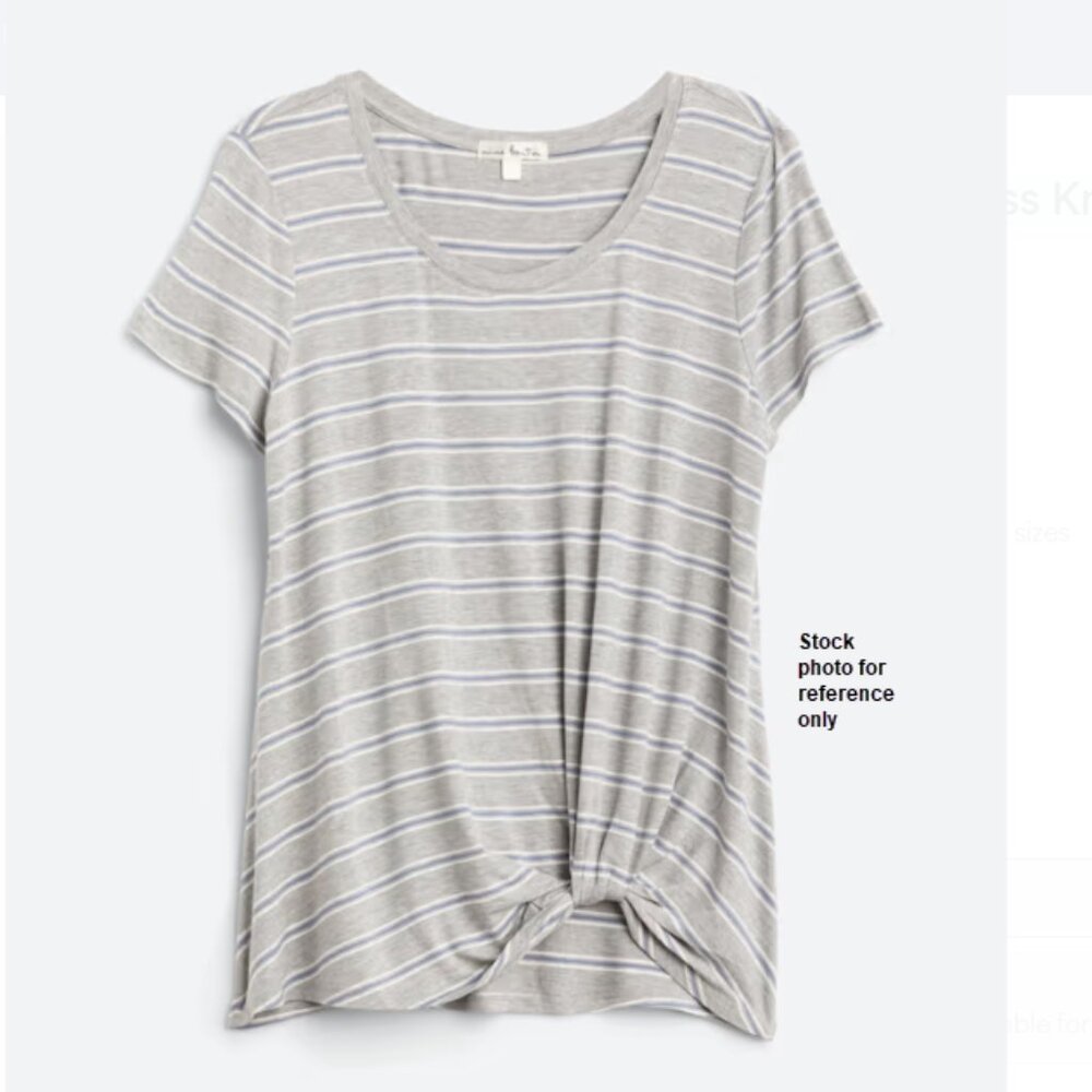 Nine Britton Levie Sleeveless Knot Front Knit Top